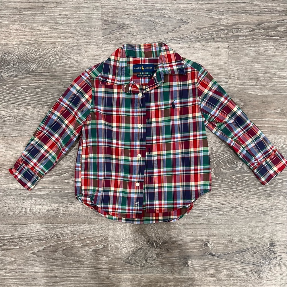 Ralph Lauren Button Down Shirt in Blue